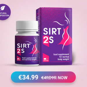 SIRT2S natural weight loss supplement bottle for fast and safe slimming